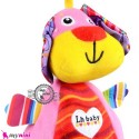 عروسک آویز صدادار پولیشی سگ LH Baby Plush Toys