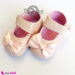 کفش نوزاد و کودک دخترانه صورتی یخی Baby footwear