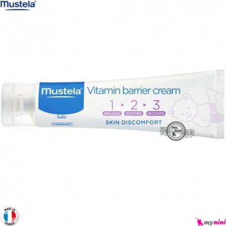کرم بریر موستلا 3 کاره 100 میل mustela vitamin barrier cream