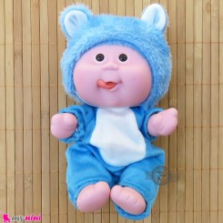 عروسک بامزه موزیکال و چراغدار آبی خرس Baby cute doll
