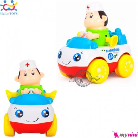 اسباب بازی ماشین هویلی تویز نوزاد و کودک طرح دکتر Huile Toys professional car سیسمونی و وسایل کودک