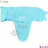 قنداق پنبه ای نوزاد مارک جونیورز آبی juniors baby blue swaddle