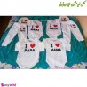 شلوار پنبه ای نوزاد و کودک آی لاو ماما مارک جونیورز Juniors i love kids bodysuits لباس بچه و سیسمونی