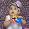 دندانگیر مایع دار کِرم نوزاد و کودک هویلی تویز Huile Toys worm teether