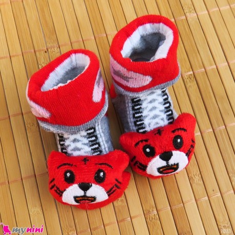جوراب عروسکی بچگانه سگ Baby cute socks