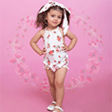 لباس نوزادی دخترانه تابستانی